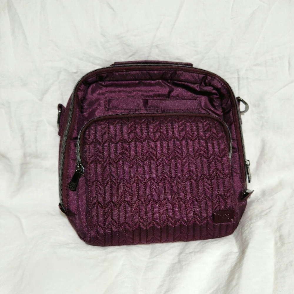 Lug Ranger Crossbody Bag in Shimmer Wine